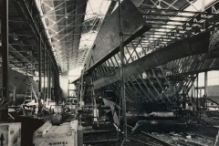 Steel construction in 1964 by De Vries Bros.